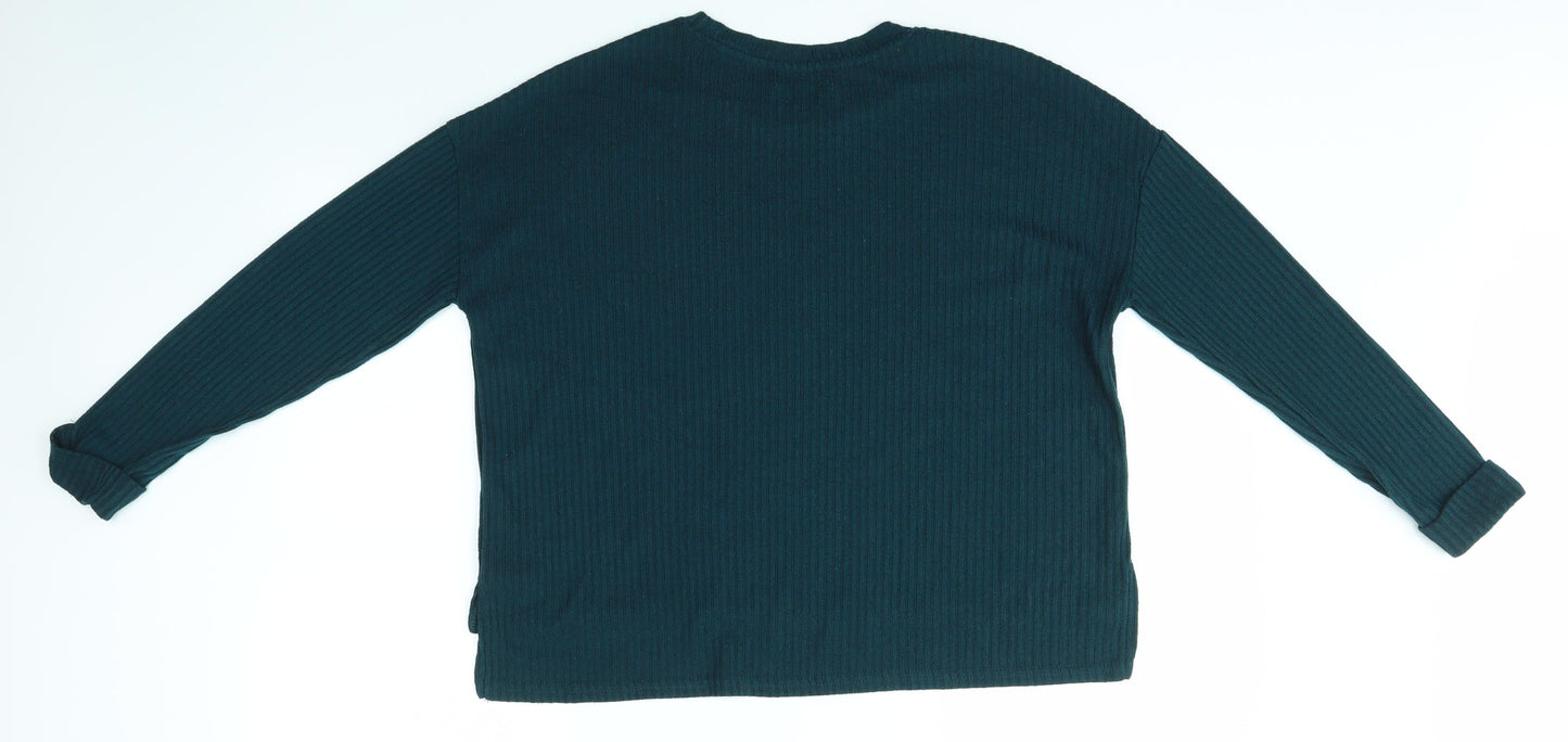 Primark Womens Green   Pullover Jumper Size S