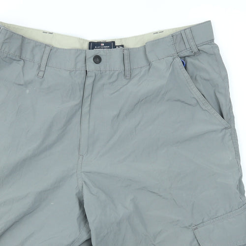 Blue Harbour Mens Grey   Cargo Shorts Size 36 in
