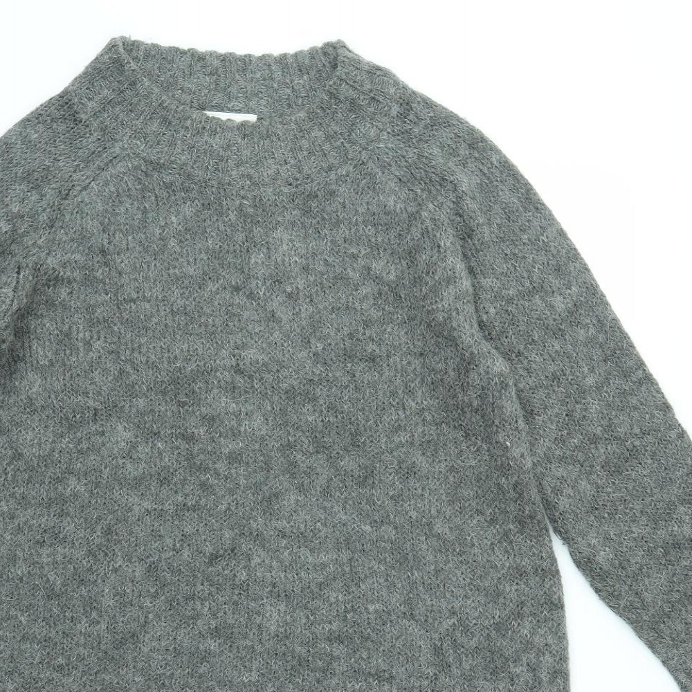 Monki Womens Grey   Pullover Jumper Size XS