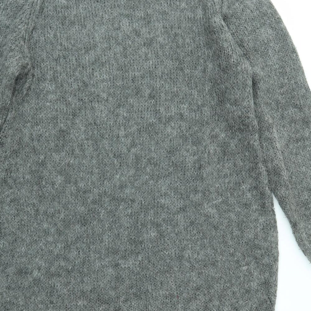 Monki Womens Grey   Pullover Jumper Size XS