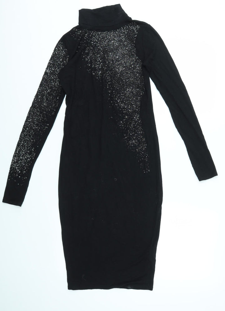 ASOS Womens Black   Bodycon  Size 8