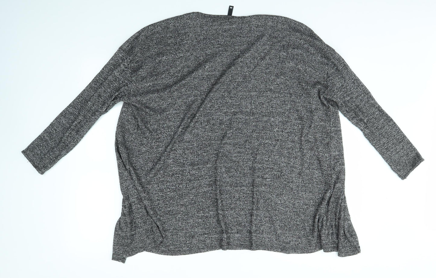 H&M Womens Grey   Cardigan Jumper Size M