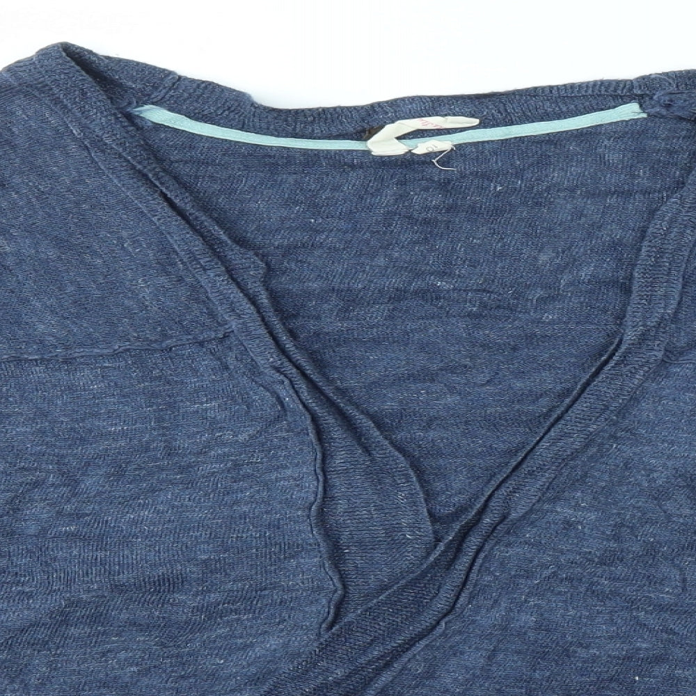 White Stuff Womens Blue   Cardigan Jumper Size 10