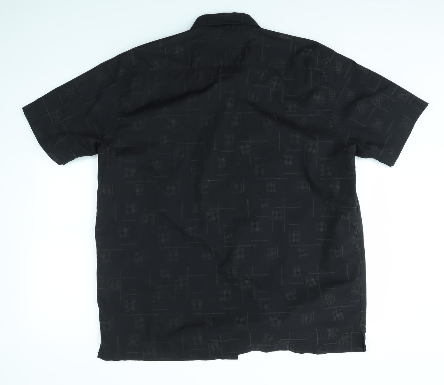 ARMANDO Mens Black    Button-Up Size XL