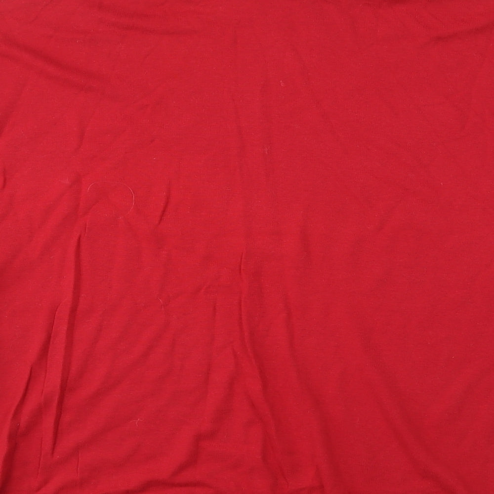 Cotton Traders Mens Red    T-Shirt Size 2XL