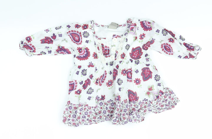 Pumpkin Patch Baby Multicoloured Floral  A-Line  Size 12-18 Months