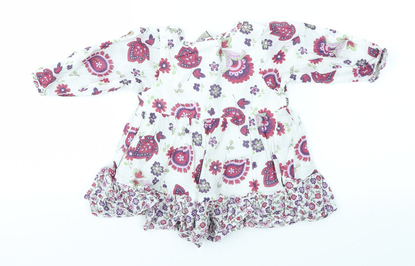 Pumpkin Patch Baby Multicoloured Floral  A-Line  Size 12-18 Months