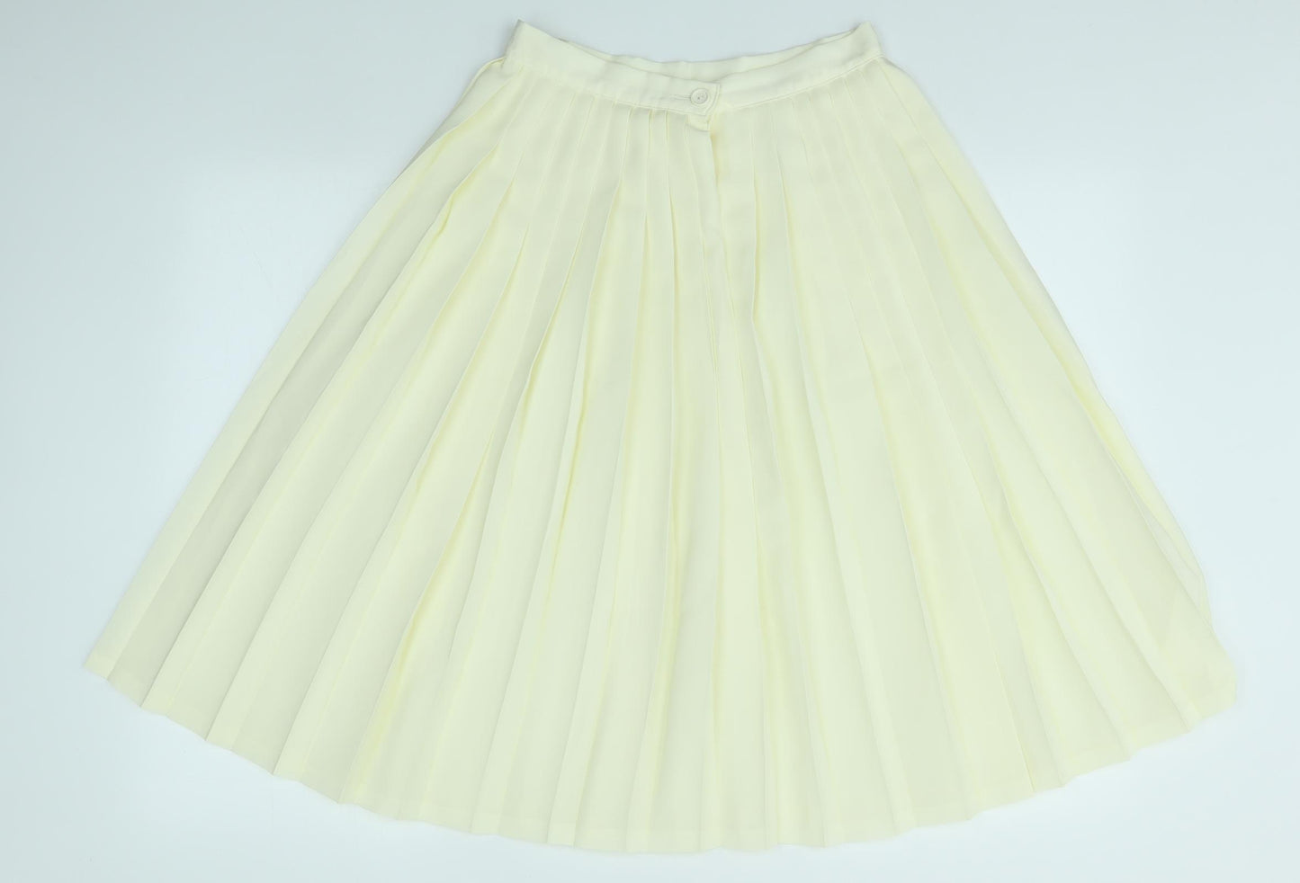 M&S Womens Ivory   A-Line Skirt Size 12