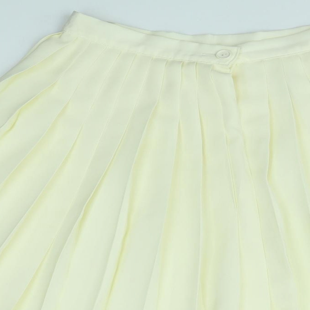 M&S Womens Ivory   A-Line Skirt Size 12