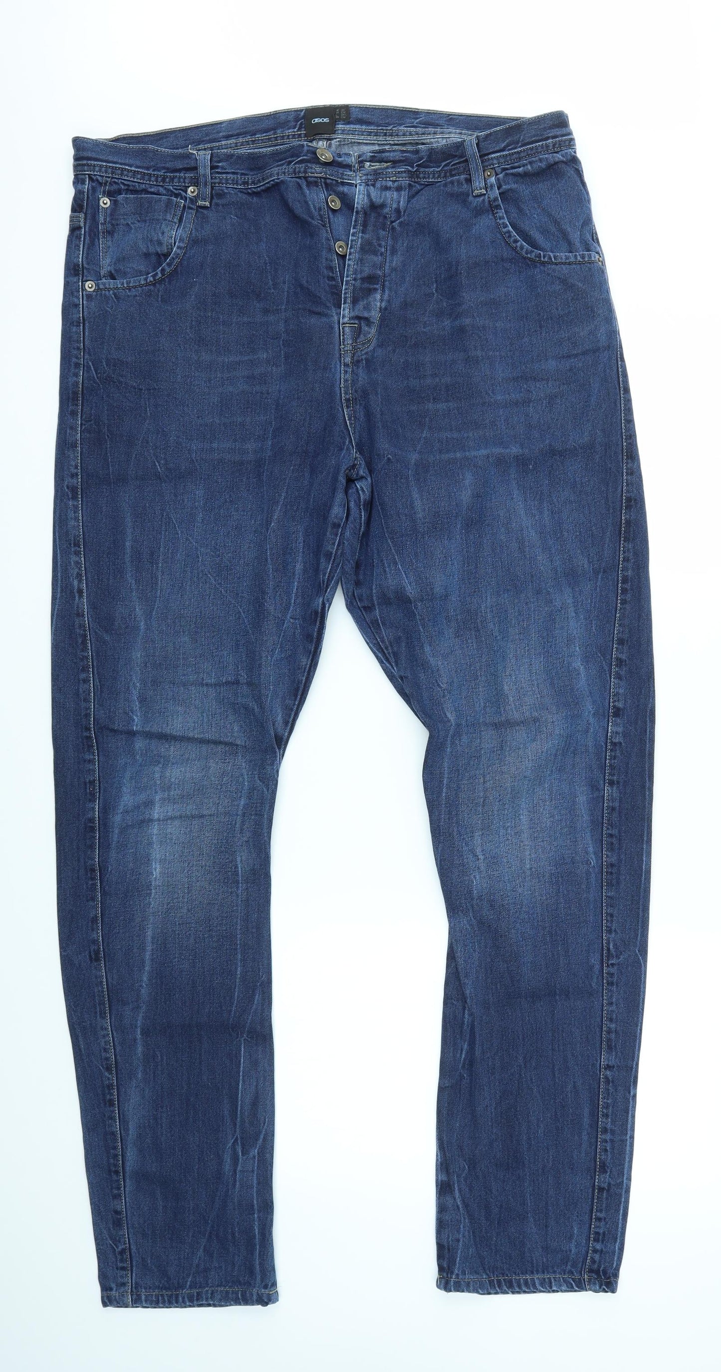 ASOS Mens Blue   Straight Jeans Size 36 in L33 in