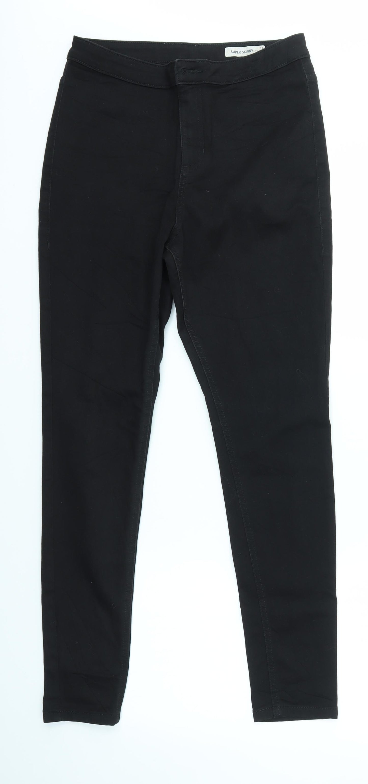 M&S Womens Black   Jegging Jeans Size 14 L28 in