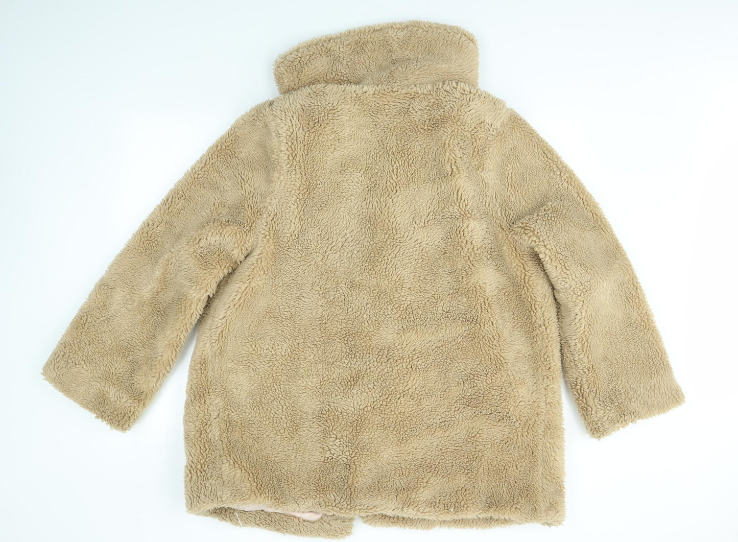 Topshop Womens Brown   Overcoat Coat Size 12