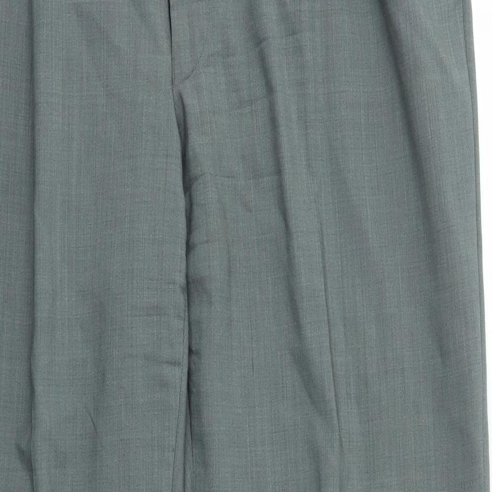 M&S Mens Grey   Dress Pants Trousers Size 38 in L33 in