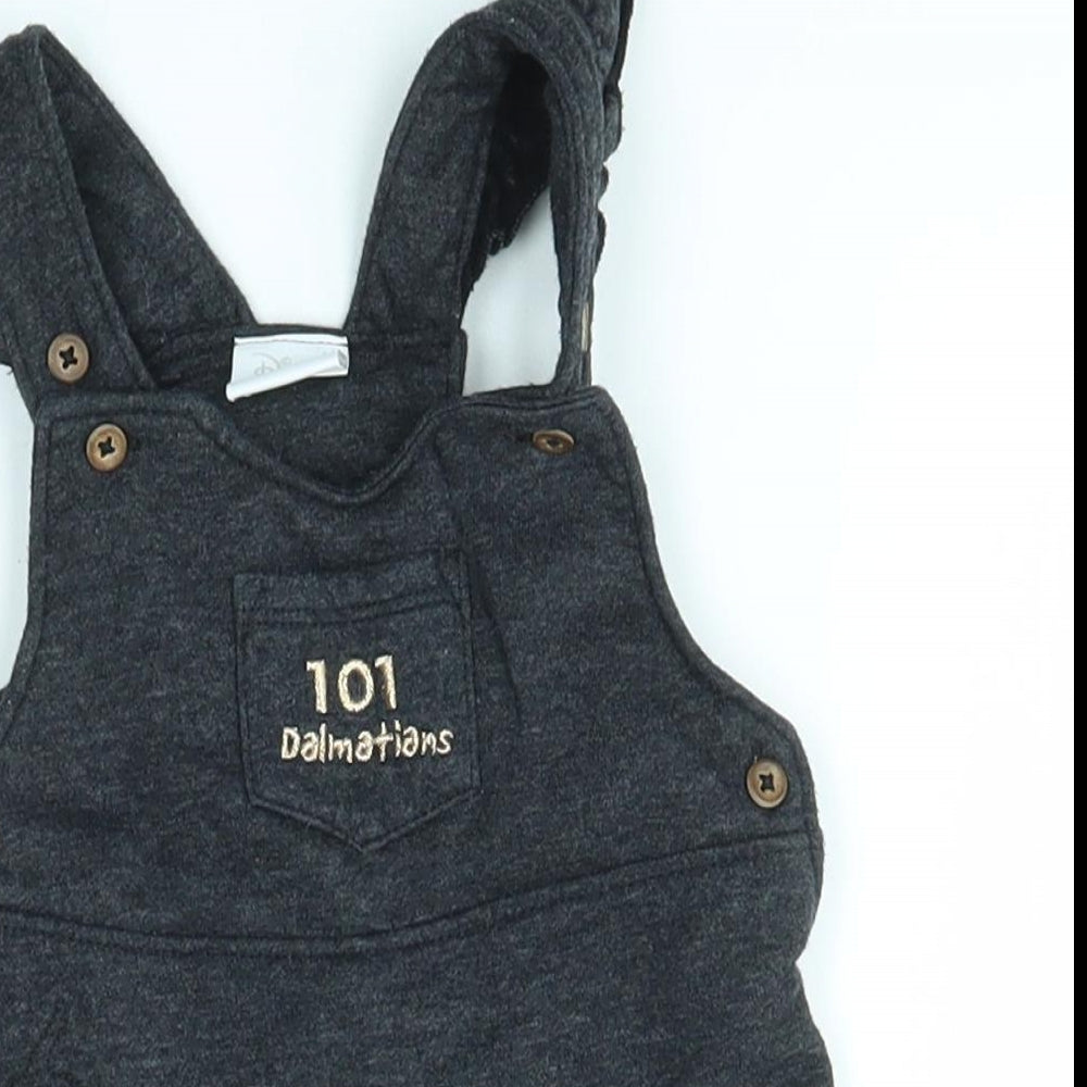 Disney  Grey   Pinafore/Dungaree Dress  Size 3-6 Months