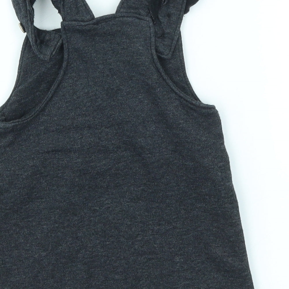 Disney  Grey   Pinafore/Dungaree Dress  Size 3-6 Months