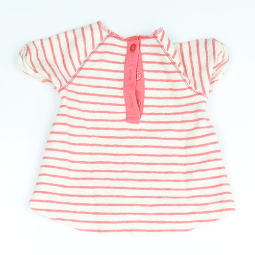 NEXT Baby Multicoloured Striped  Basic T-Shirt Size 0-3 Months