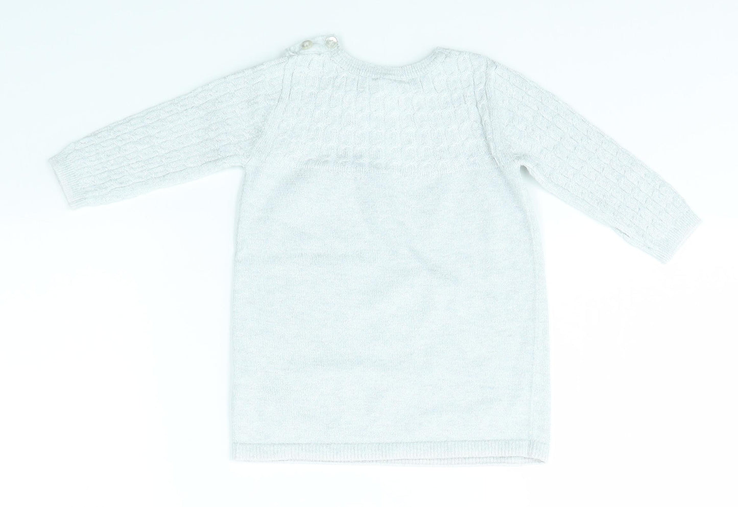 the little white company  Grey   Pullover Jumper Size 0-3 Months