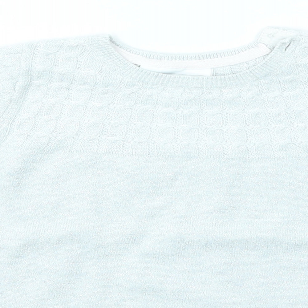 the little white company  Grey   Pullover Jumper Size 0-3 Months