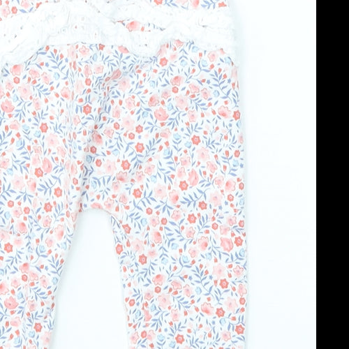 LITTLE NUTMEG Baby Multicoloured Floral  Jogger Leggings Size 3-6 Months