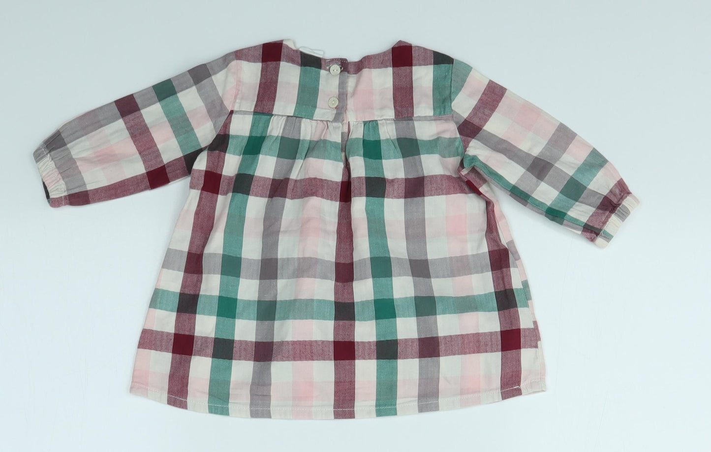 H&M Baby Multicoloured Check  Basic Blouse Size 3-6 Months