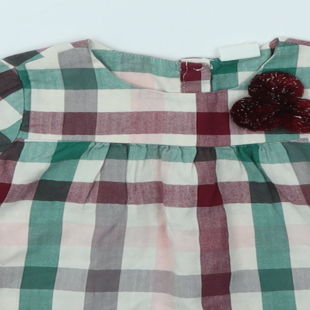 H&M Baby Multicoloured Check  Basic Blouse Size 3-6 Months