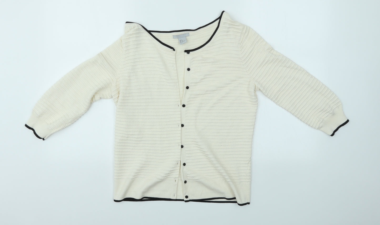 H&M Womens Multicoloured   Cardigan Jumper Size M