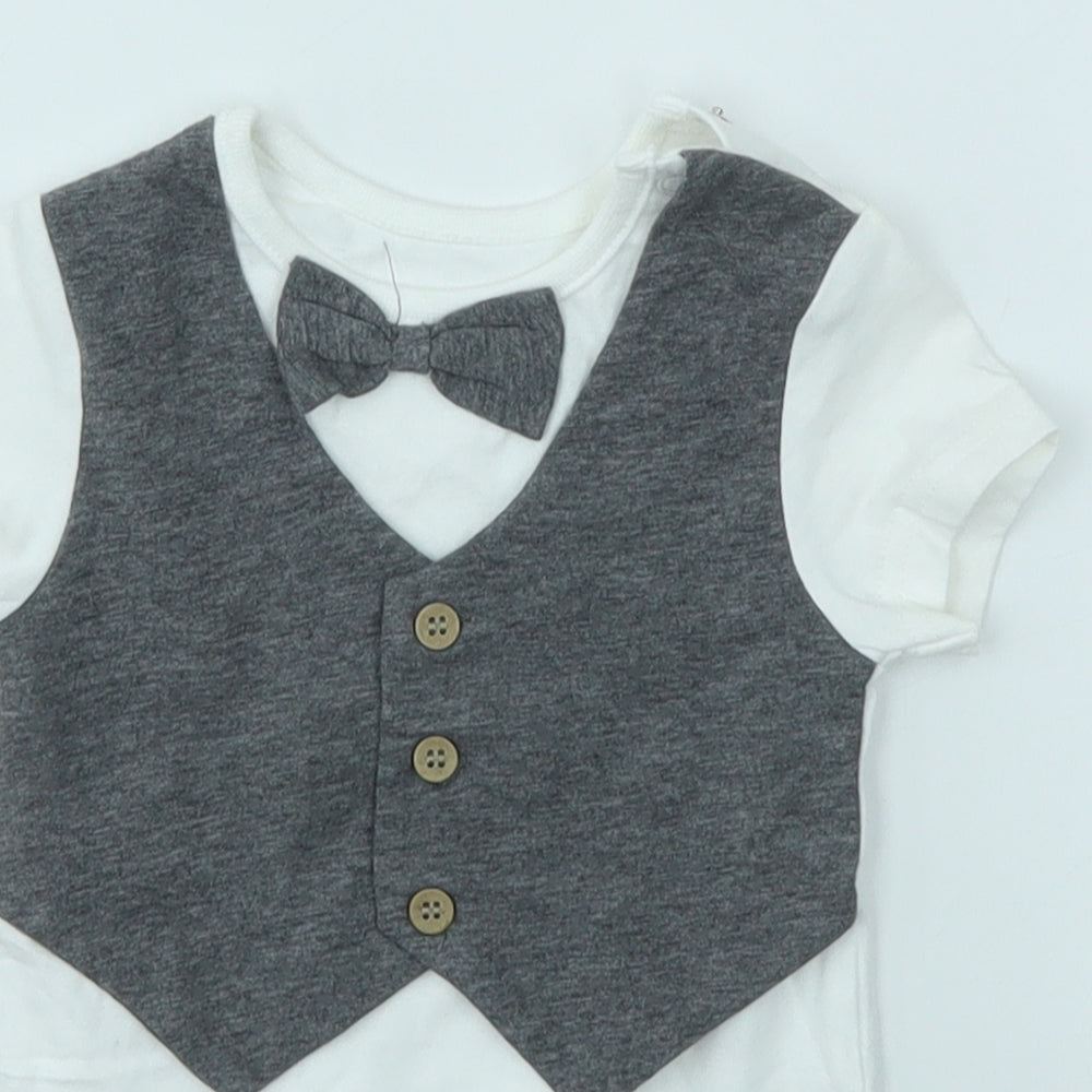 George Baby Multicoloured   Babygrow One-Piece Size 6-9 Months