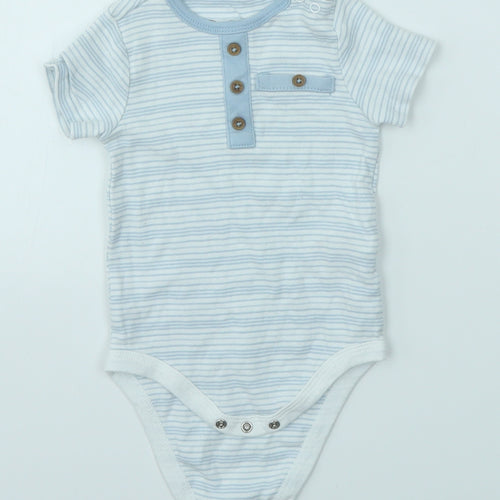 RENE ROFE Baby Multicoloured Striped  Babygrow One-Piece Size 3-6 Months