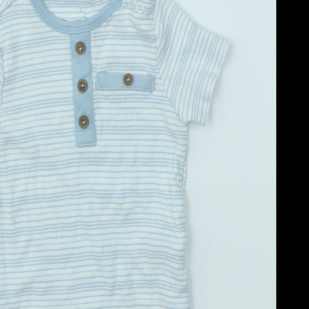 RENE ROFE Baby Multicoloured Striped  Babygrow One-Piece Size 3-6 Months