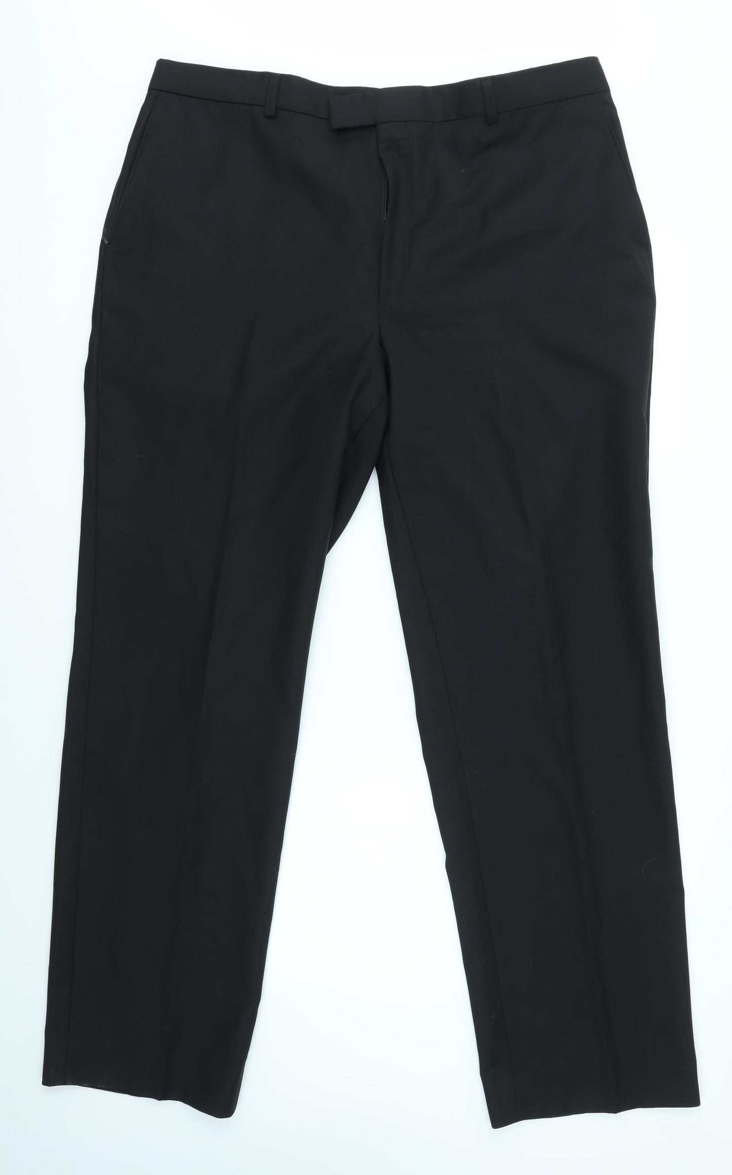 Preworn Mens Black   Dress Pants Trousers Size 42 in L30 in