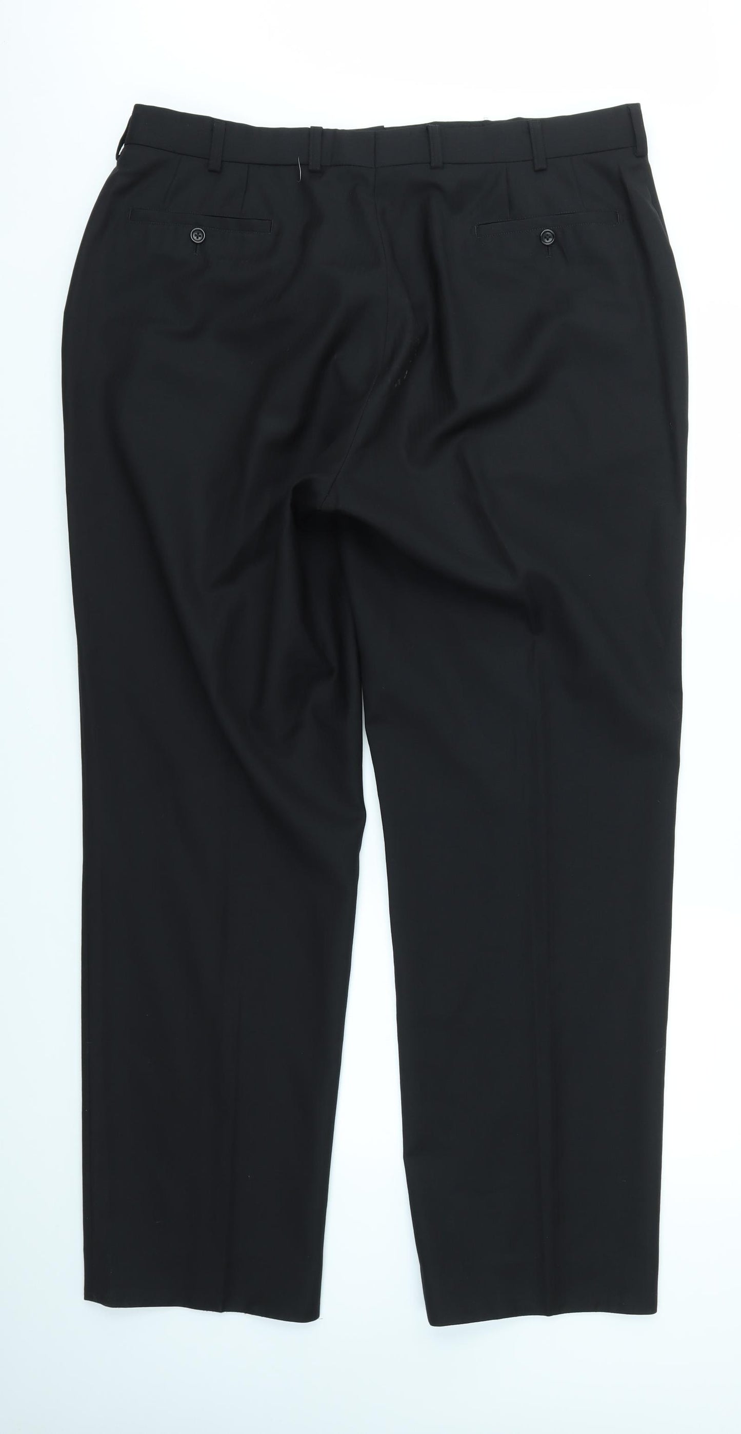 Preworn Mens Black   Dress Pants Trousers Size 42 in L30 in