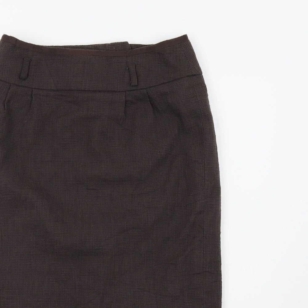 NEXT Womens Brown   Straight & Pencil Skirt Size 6
