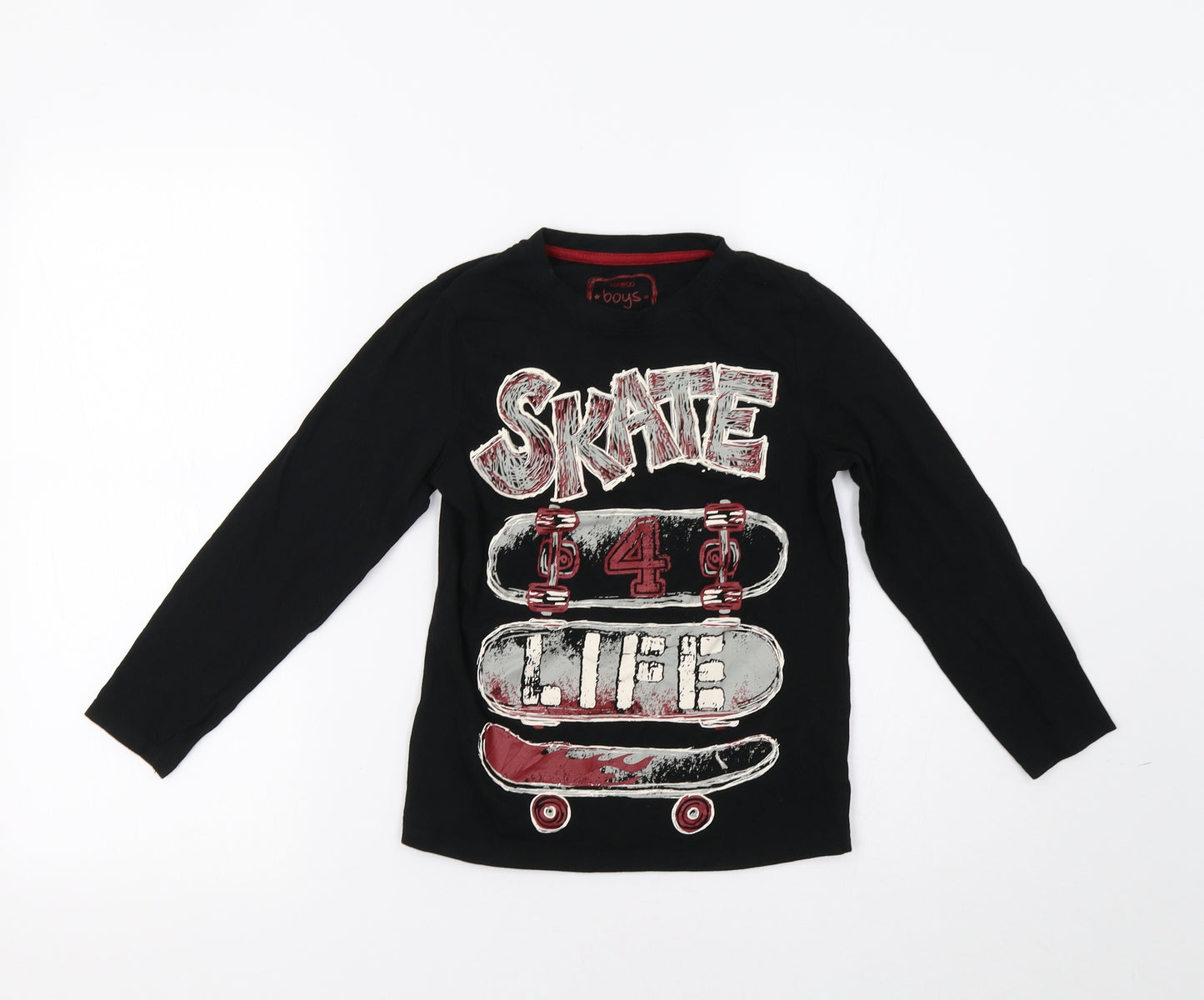 Pep&Co Boys Black   Basic Polo Size 8-9 Years  - Skate