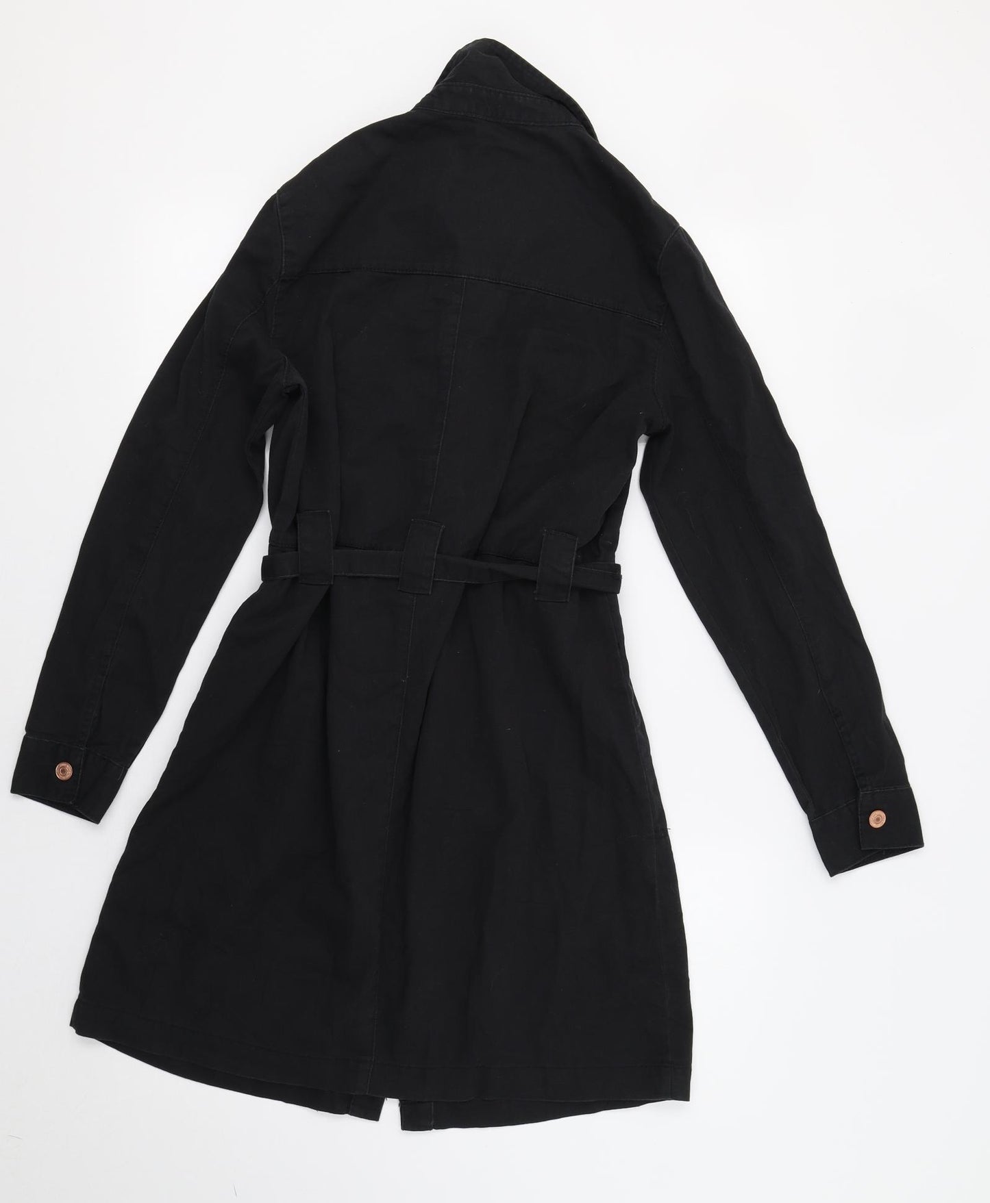 New Look Womens Black   Shirt Dress  Size 12