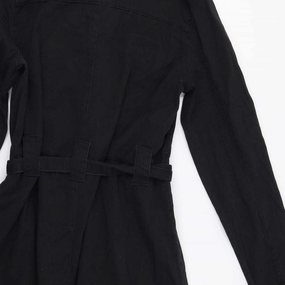 New Look Womens Black   Shirt Dress  Size 12