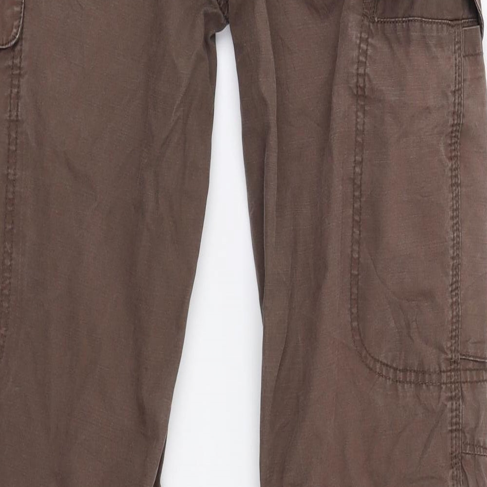 Mantaray Mens Brown   Cargo Trousers Size 30 L31 in