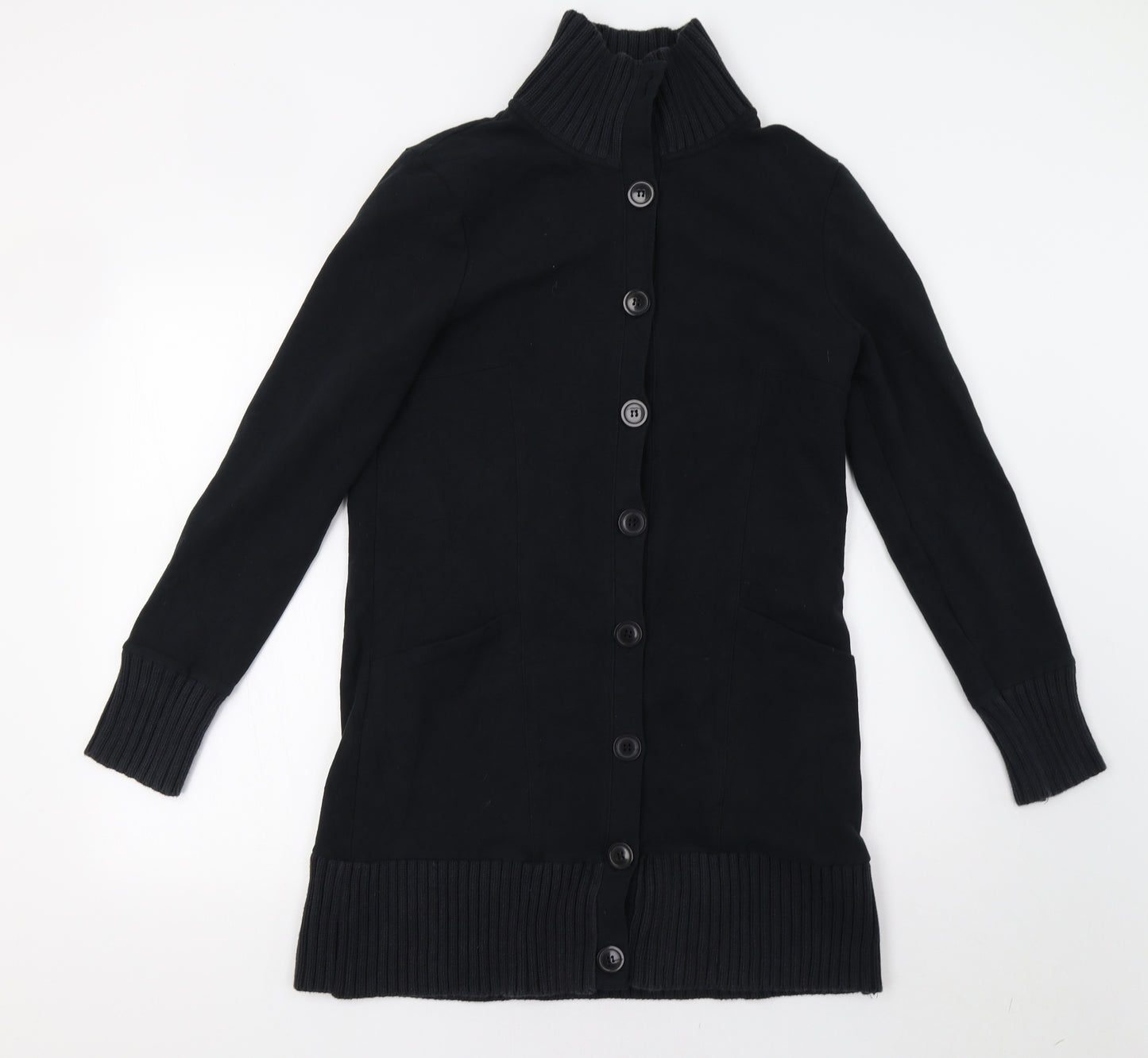 Ellie Gray Womens Black   Overcoat Coatigan Size 14
