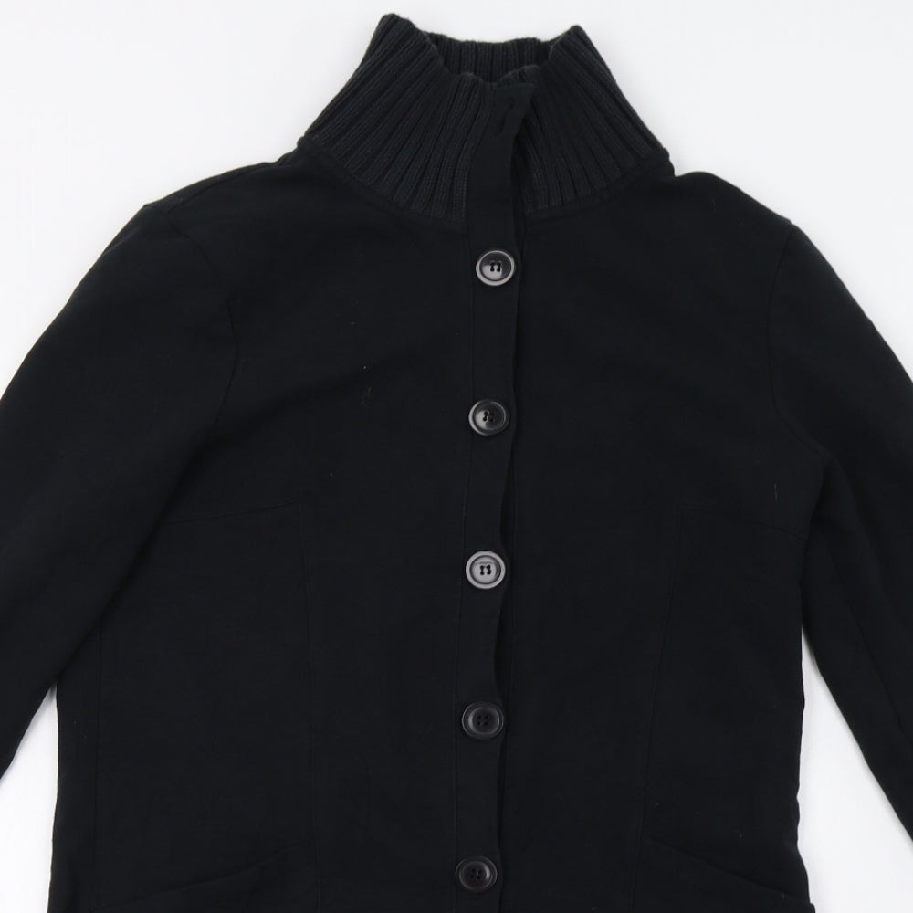 Ellie Gray Womens Black   Overcoat Coatigan Size 14