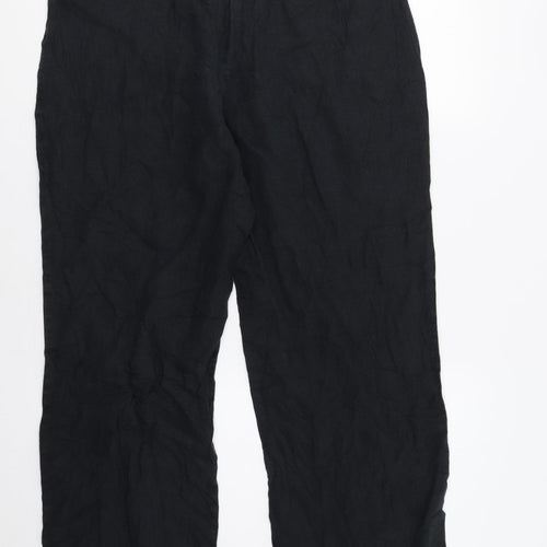 M&S Womens Blue   Trousers  Size 14 L29 in