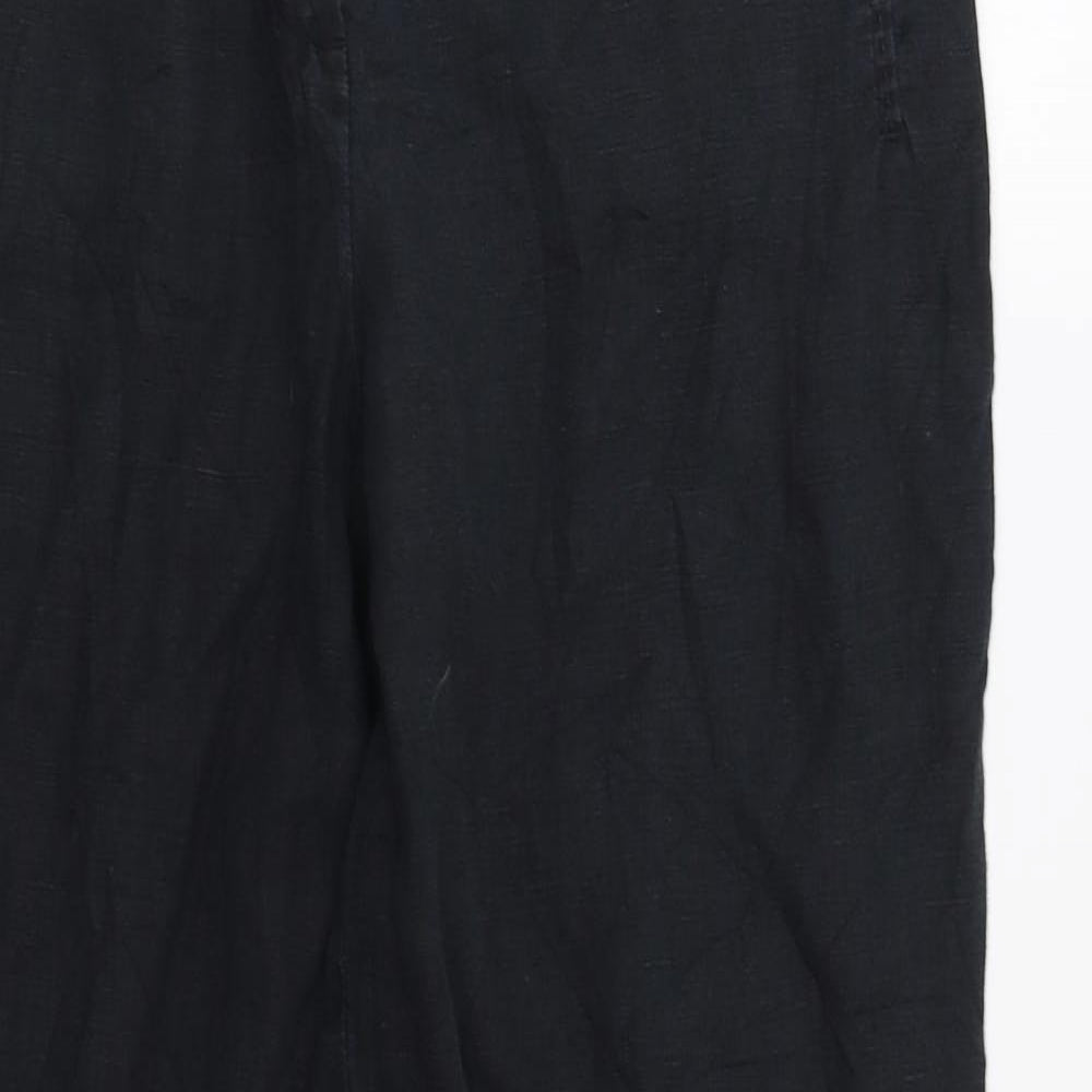 M&S Womens Blue   Trousers  Size 14 L29 in
