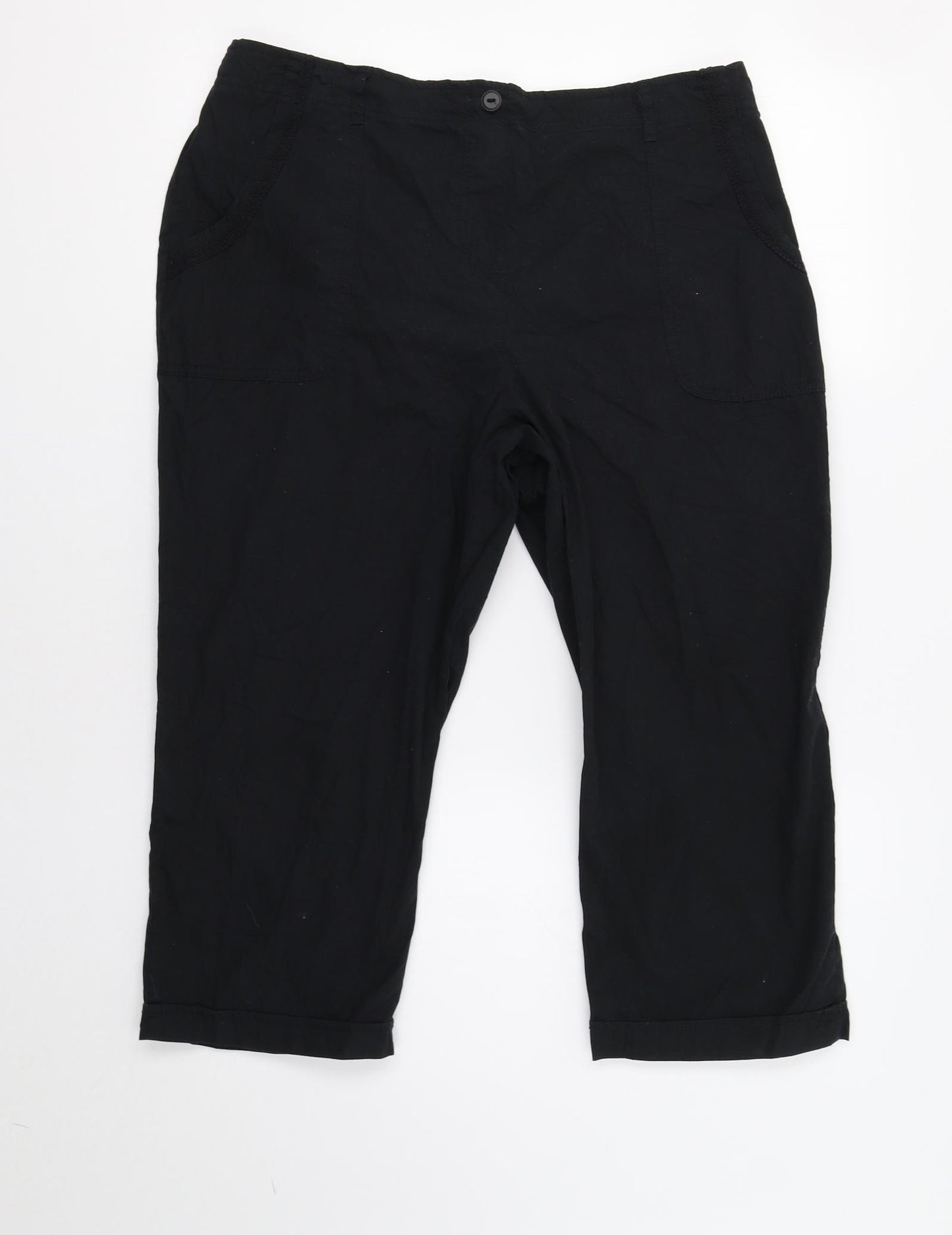 Bonmar Womens Black   Trousers  Size 16 L22 in