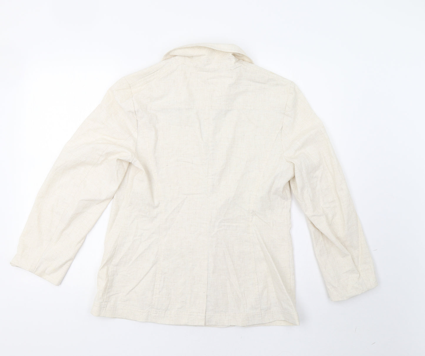M&S Womens Ivory   Jacket Blazer Size 14