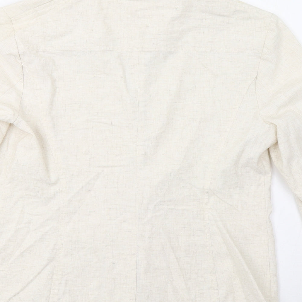M&S Womens Ivory   Jacket Blazer Size 14