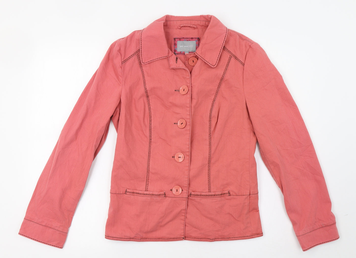 Per Una Womens Pink   Jacket Blazer Size 10