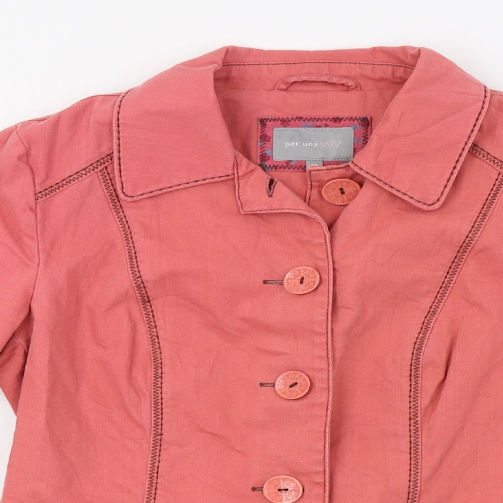 Per Una Womens Pink   Jacket Blazer Size 10