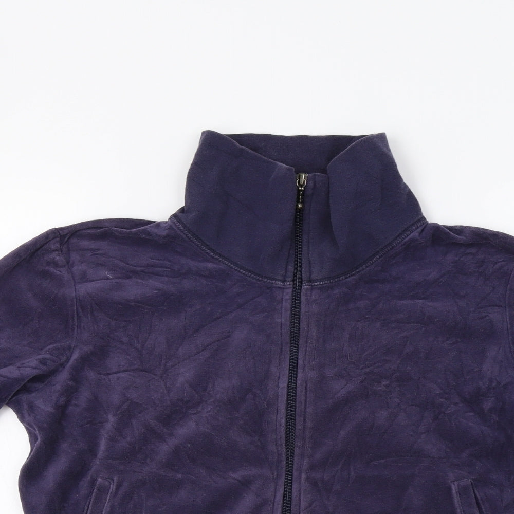 Gap Body Womens Purple   Full Zip Sweatshirt Size M