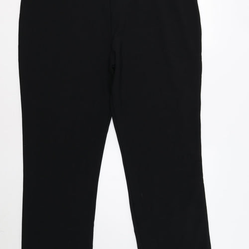 Preworn Womens Black   Trousers  Size 24 L31 in