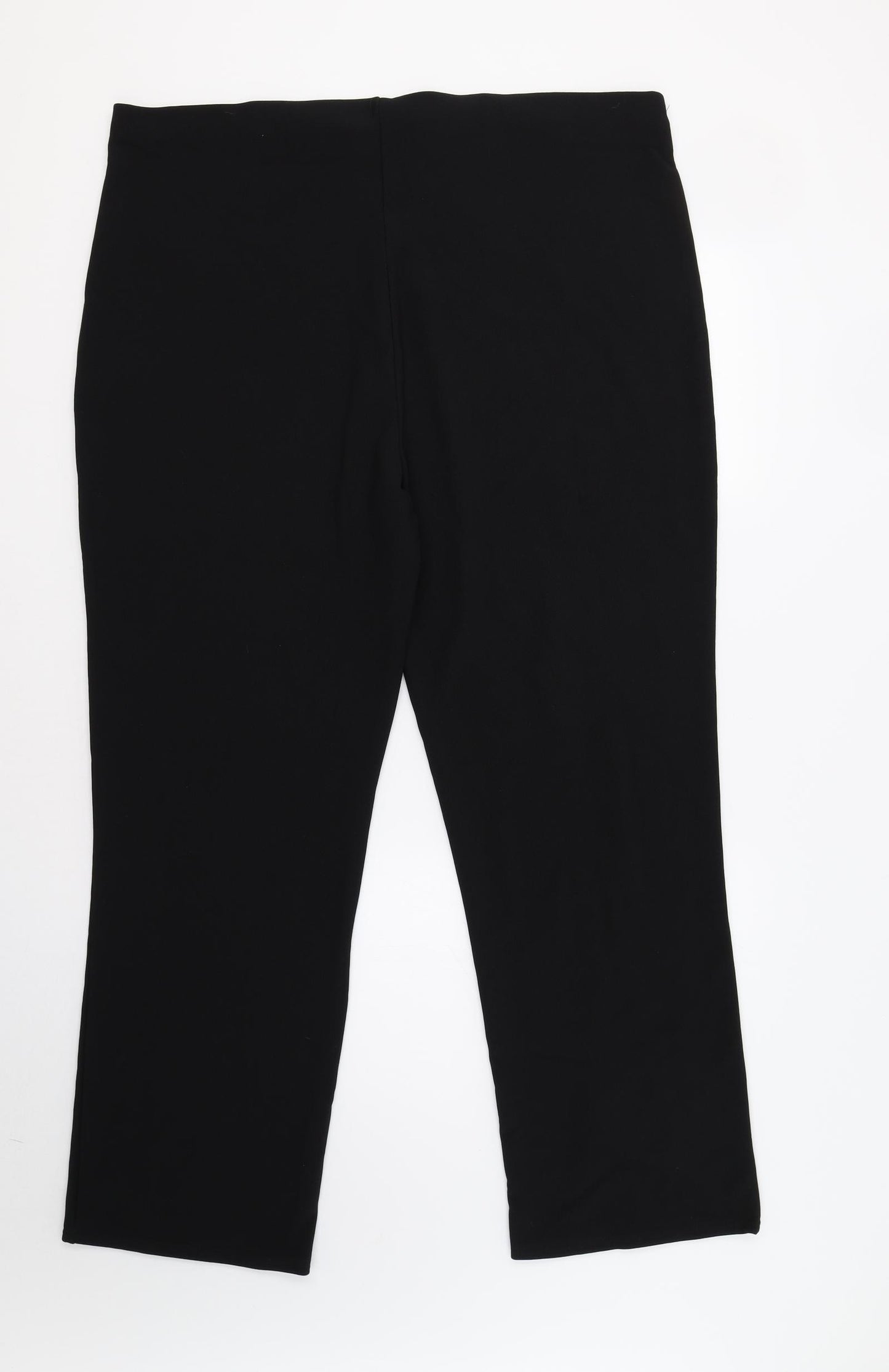 Preworn Womens Black   Trousers  Size 24 L31 in