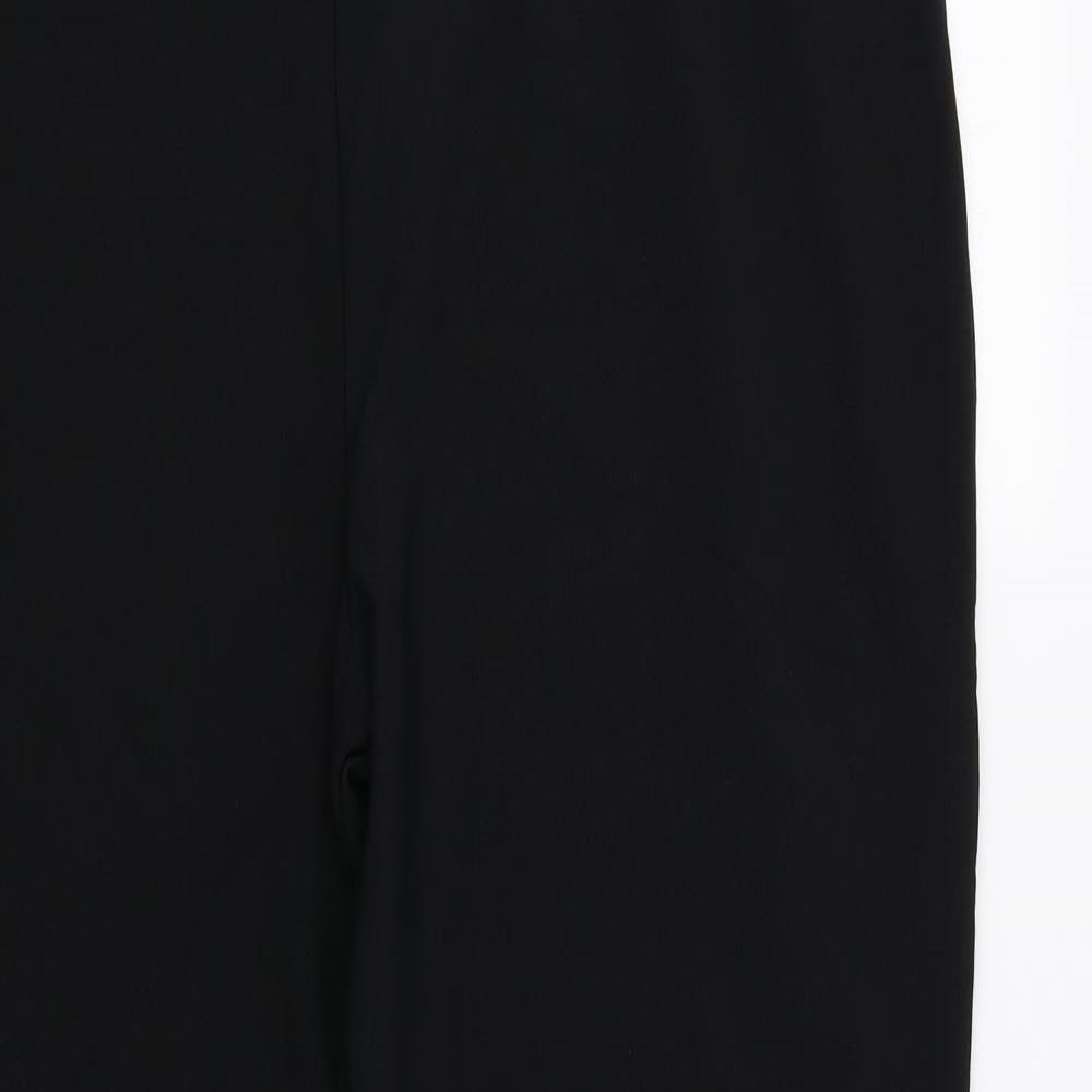 Preworn Womens Black   Trousers  Size 24 L31 in