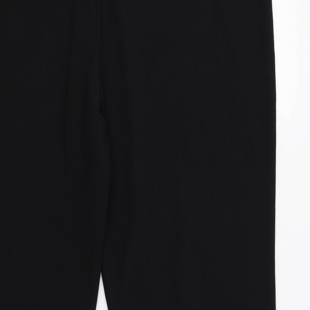 Preworn Womens Black   Trousers  Size 24 L31 in